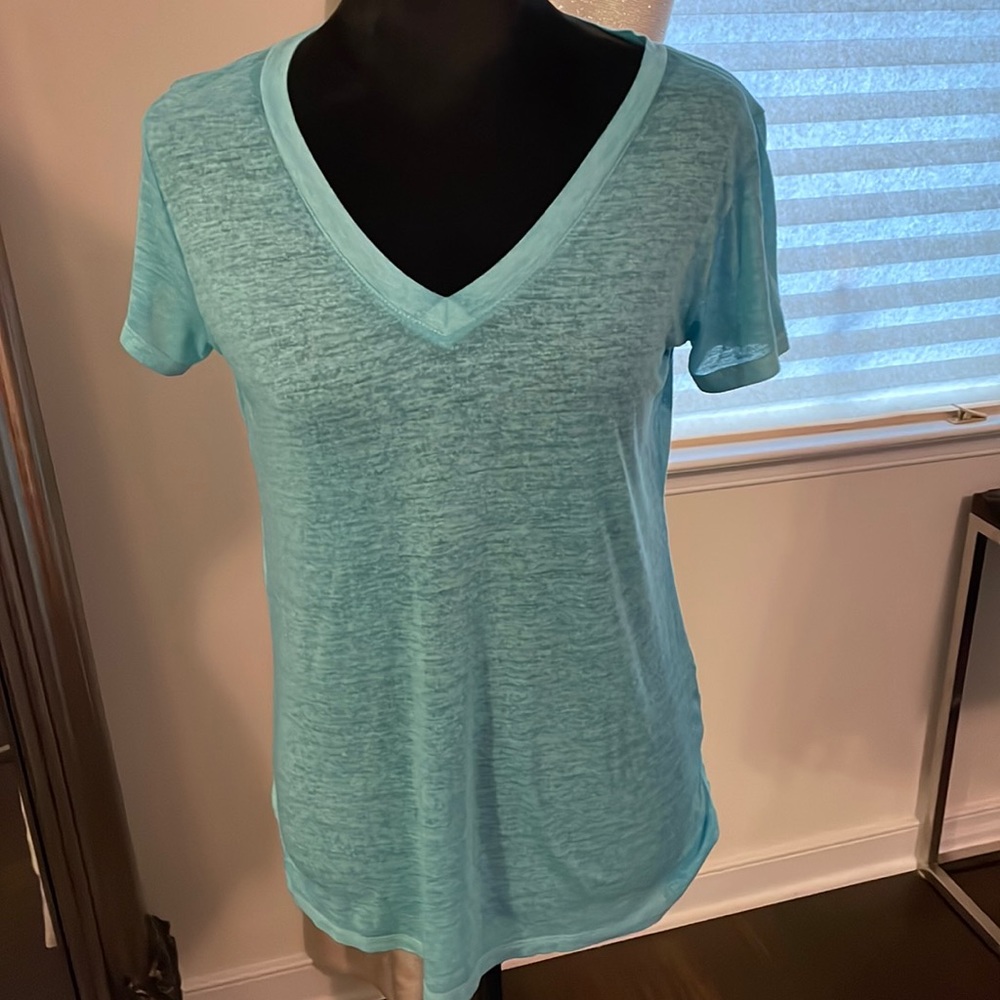 Super soft and oh-so comfortable teal blue t-shirt